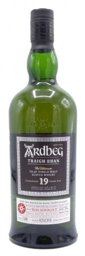 Ardbeg Single Malt Scotch Whisky 19 Year Old, Traigh Bhan 750ml