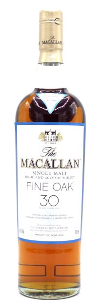 Macallan Single Malt Scotch Whisky 30 Year Old, Fine Oak 700ml