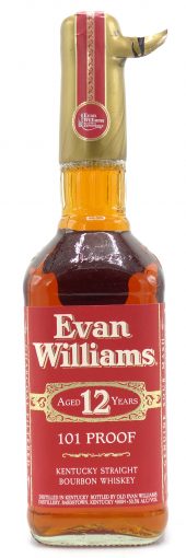 Evan Williams Kentucky Straight Bourbon Whiskey 12 Year Old, Red Label 750ml