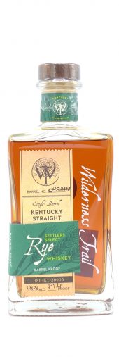 Wilderness Trail Straight Rye Whiskey Settlers Select, Barrel #0422RY1, 97.6 Proof 750ml