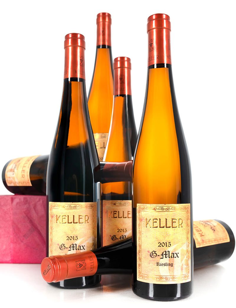 Lot 468: 6 bottles 2015 Keller Riesling Trocken G-Max